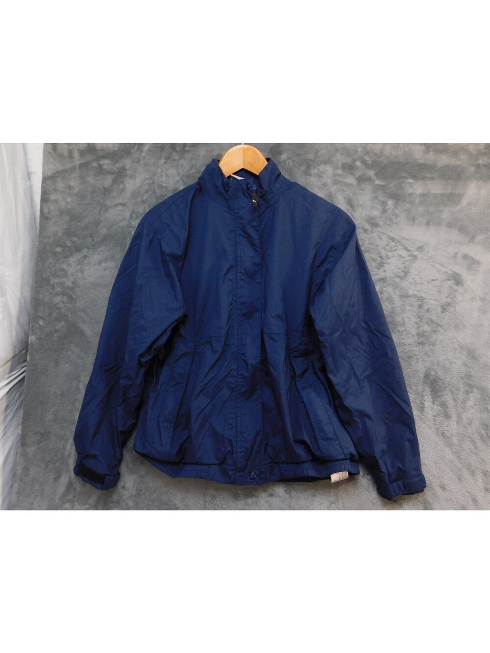 Nike Storm-FIT Jacket Mens Medium Blue Nylon Windbreaker Full Zip Weathergear